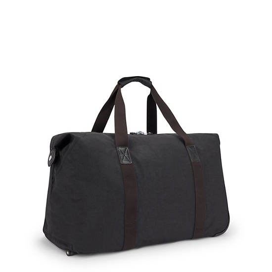 Sacs Fourre Tout Kipling Art on Wheels Rolling Noir | FR 1437JP